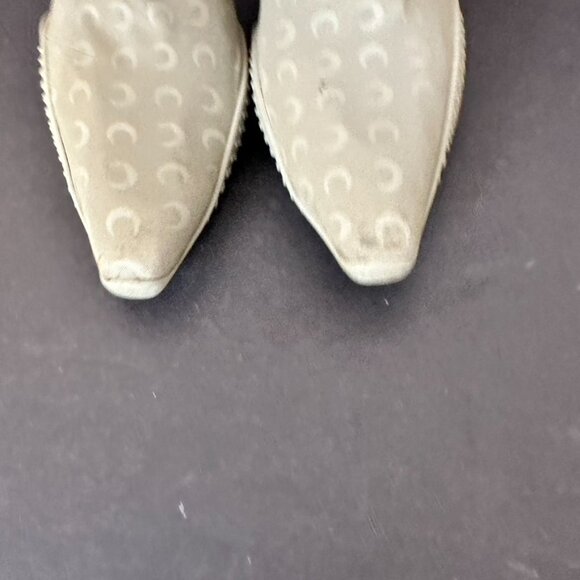 Marine Serre Neutrals Neutral 50 Crescent Moon Reflective Sock Boots Size 41 - Picture 8 of 14
